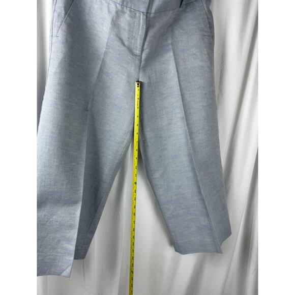 Ann Taylor LOFT Wide Leg Cropped Pants, Blue, Sz: 10, 51-36 - Picture 8 of 15